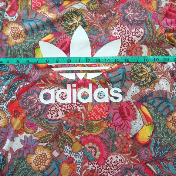 Adidas Men's Tropical Print Tee - Multicolor Size Medium Bright,Fun, Casual - Picture 8 of 11